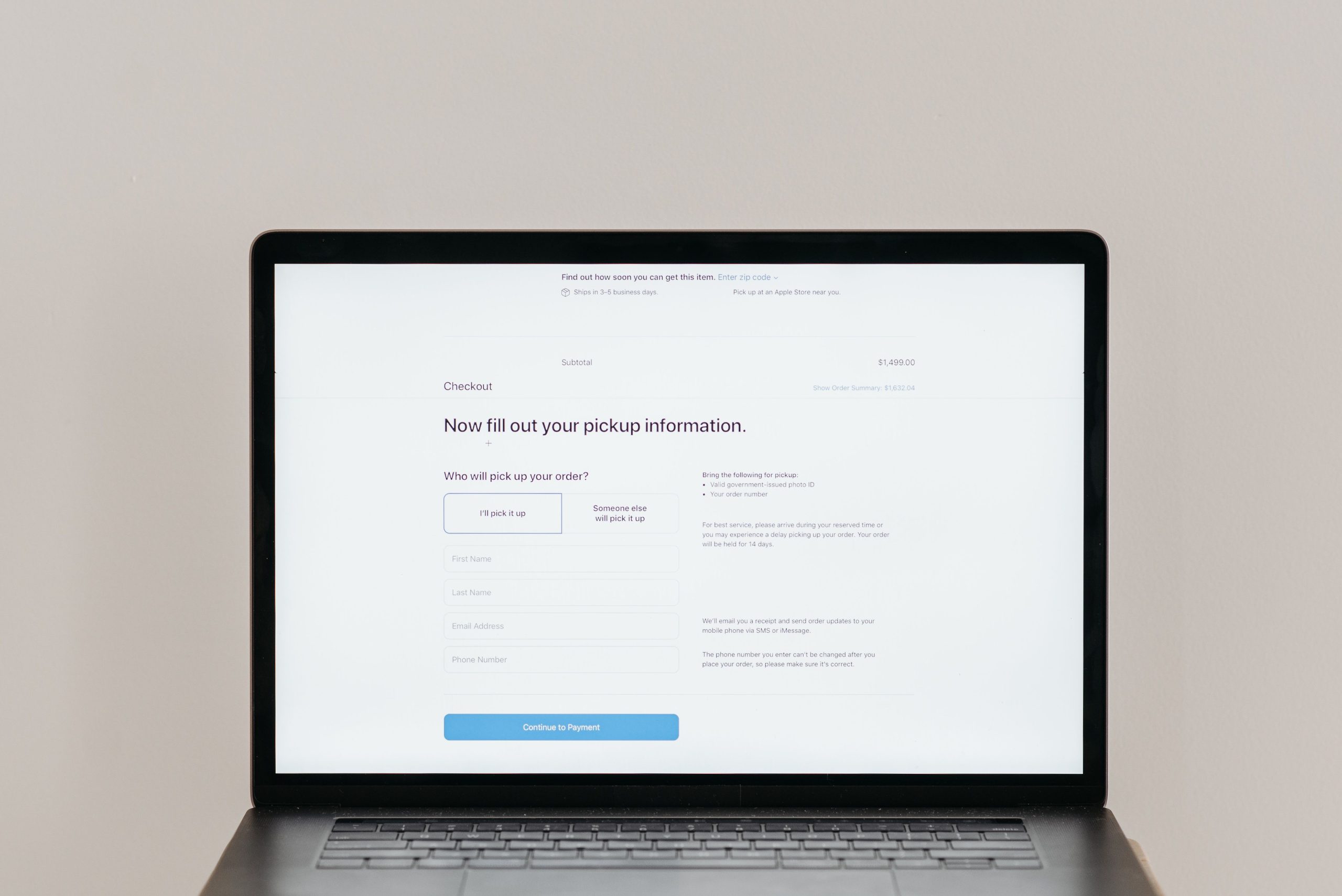 Formulaire paiement site e-commerce technologie