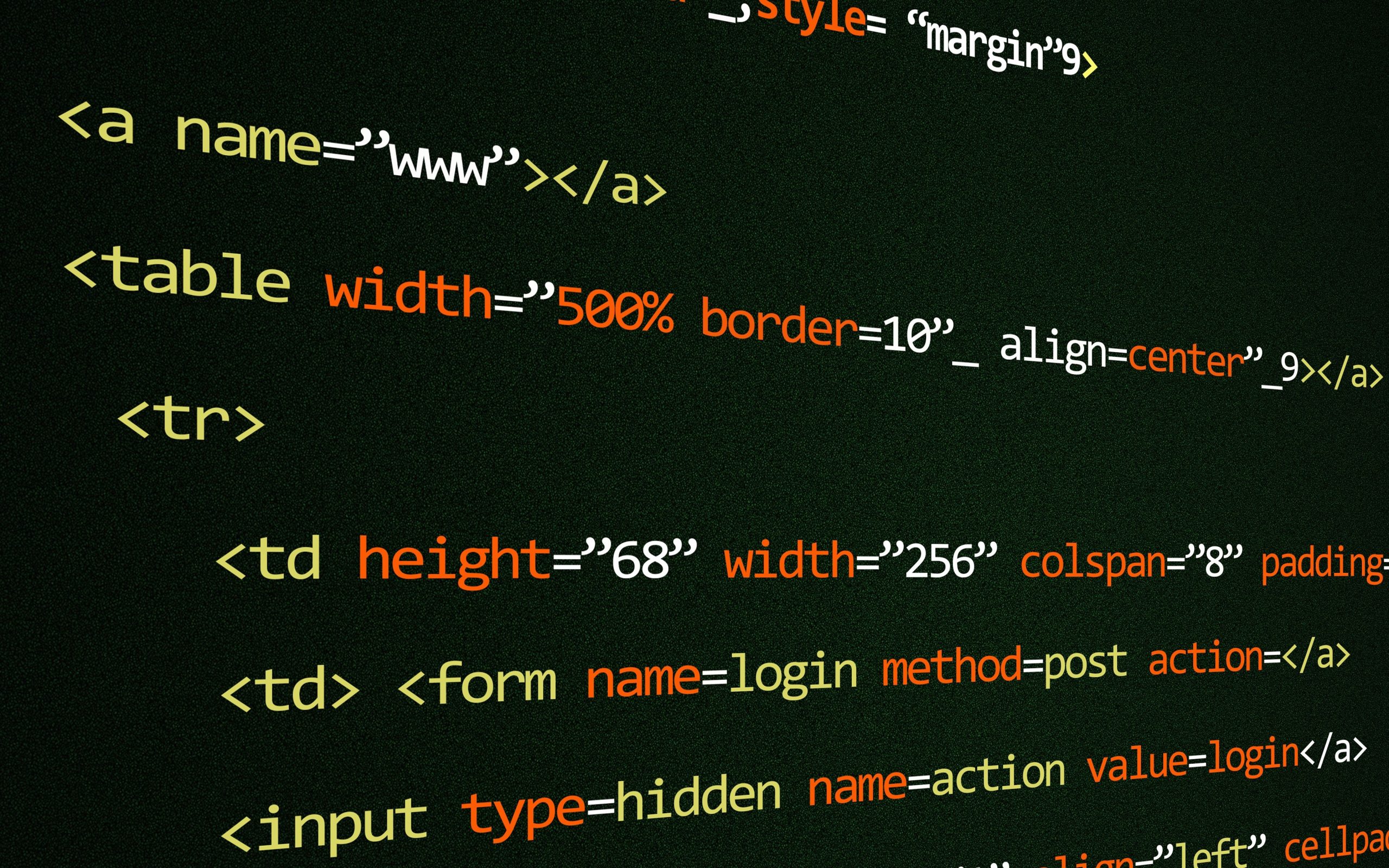 Code HTML en gros plan montrant lignes développement